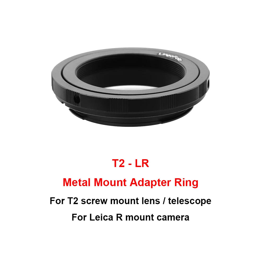 Anello Adattatore Per Montaggio In Metallo T2-Lr Per Attacco A Vite T2 (42X0.75Mm) Telescopio/Obiettivo Per Attacco Leica R Accessorio Fotografico