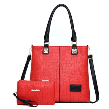 

[Buy one get one free]women bag Fashion Casual Luxury handbag Designer Shoulder bags new bags for women 2020 Composite bag