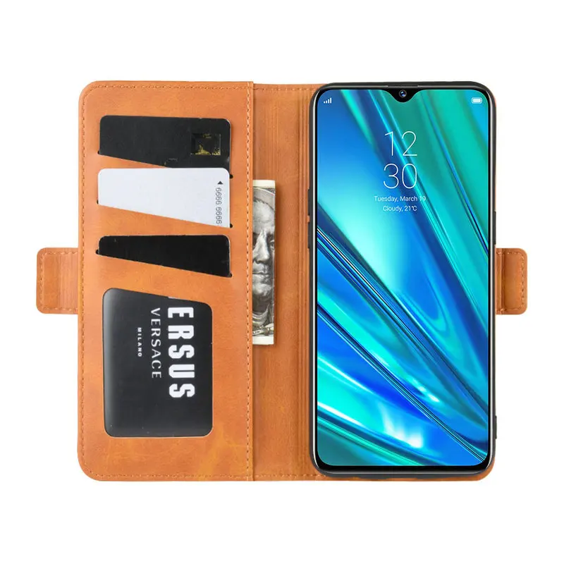 Флип-чехол из кожи с магнитной застежкой для Oppo Realme 5 Pro RMX1911 для Realme Q, чехол-кошелек, чехол Fundas>