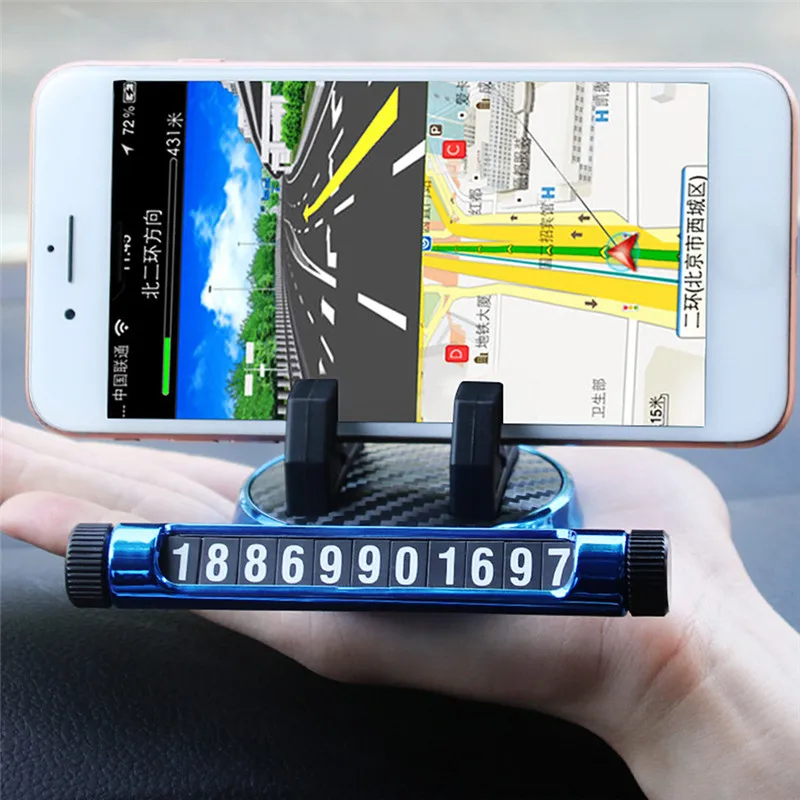 

Vehicle-mounted Multi-functional Rotary Car Phone Holder Creative Instrument Platform Parking Camera License Car Accessories