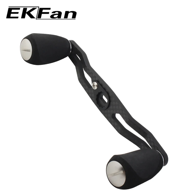 EKfan7485mmCarbonFiber120MMFishingReelHandleEVAKnobsFor