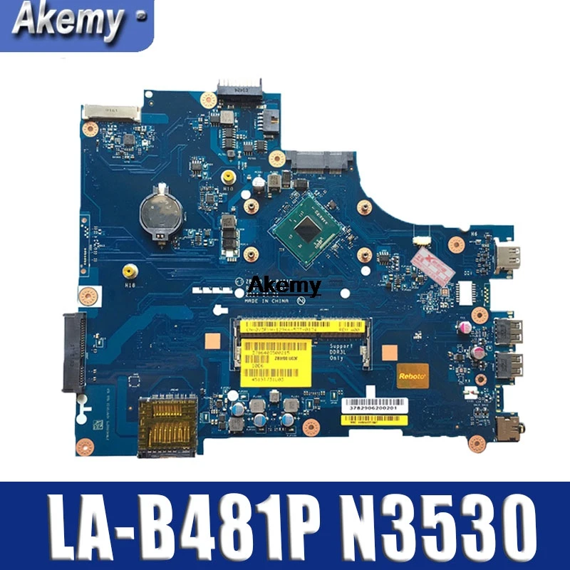 

Laptop motherboard for DELL Inspiron 15 3531 PC Mainboard N3530 CPU 0Y3PXH LA-B481P full tesed DDR3