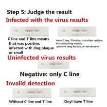 Собачья дистема вируса CDV/CPV домашняя носовая тампона тест-бумага для здоровья JAN88