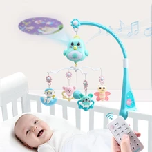Special Offers 0-12 Months Crib Mobiles Rattles Newborn Toys Music Educational Toys For Baby Infant Bed Bell Carousel Toddler Toys For Children