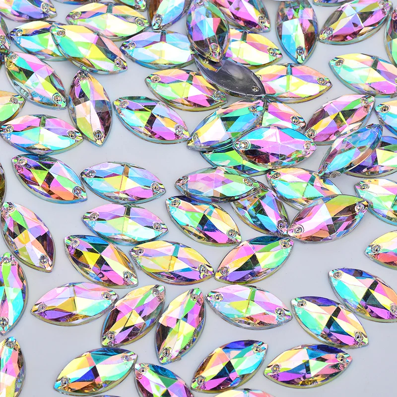 JUNAO-6-12mm-9-18mm-Sew-On-Crystal-AB-Horse-Eye-Rhinestones-Flatback-Acrylic-Stones-Sewing (3)