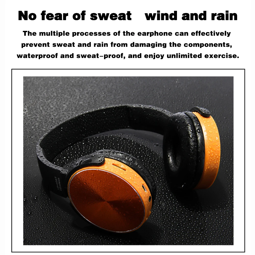 Foldable card game wireless bluetooth headset music stereo mobile phone headset Gaming computer phone universal headset