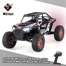 WLtoys 10428-B2 1/10 RC Автомобиль 2,4G 4WD 50 км/ч Рок Гусеничный внедорожный Багги пустыня Baja RC автомобиль RTR игрушки для детей