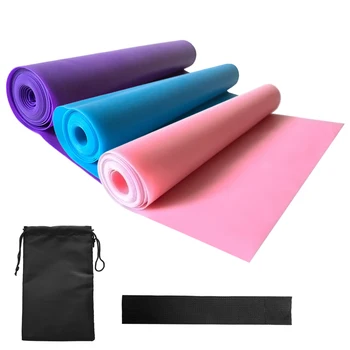 

3pcs Resistance Bands Set with Door Anchor and Carry Bag Elastic Exercise Workout Bands Fitness Strength Training Yoga Pilates