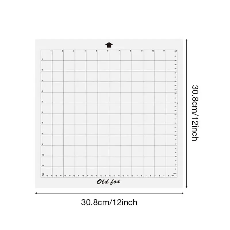 K3Pcs сменная прозрачная сетка для резки ковриков для силуэта режущий плоттер 12x12 дюймов клей прозрачный коврик с измерительной сеткой