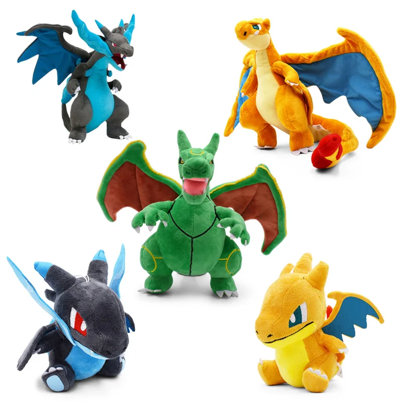 Кукла Takara POKEMON Mega Rayquaza Charizard XY Y Evolution мягкие плюшевые игрушки для детей|Персонажи