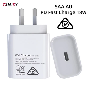 

PD QC3.0 18W Charger AU Mobile Phone Power Adapter USB C Smart Quick Charging For iPhone 11 Pro XS MAX iPad Compatible Accessory