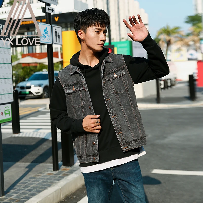 2020 New Fashion Mens Vest Outerwear Coats Causal Daily Various Printing Styles Streetwear Large Size S-7XL Demin Clothes | Мужская