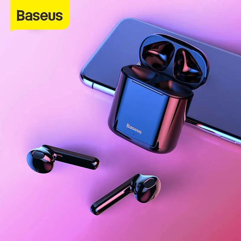 Baseus беспроводные наушники Bluetooth W09 вкладыши TWS 5 0 Беспроводной громкой связи