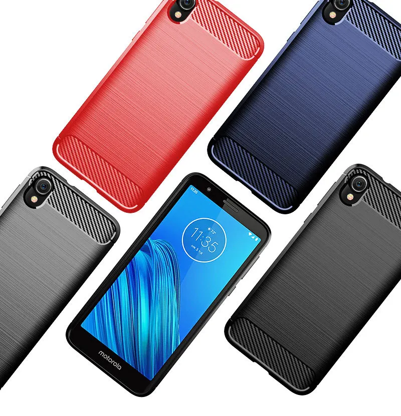 Для Motorola Moto E6 противоударный чехол для телефона чехол для Motorola Moto E6 Броня чехол задняя крышка Coque