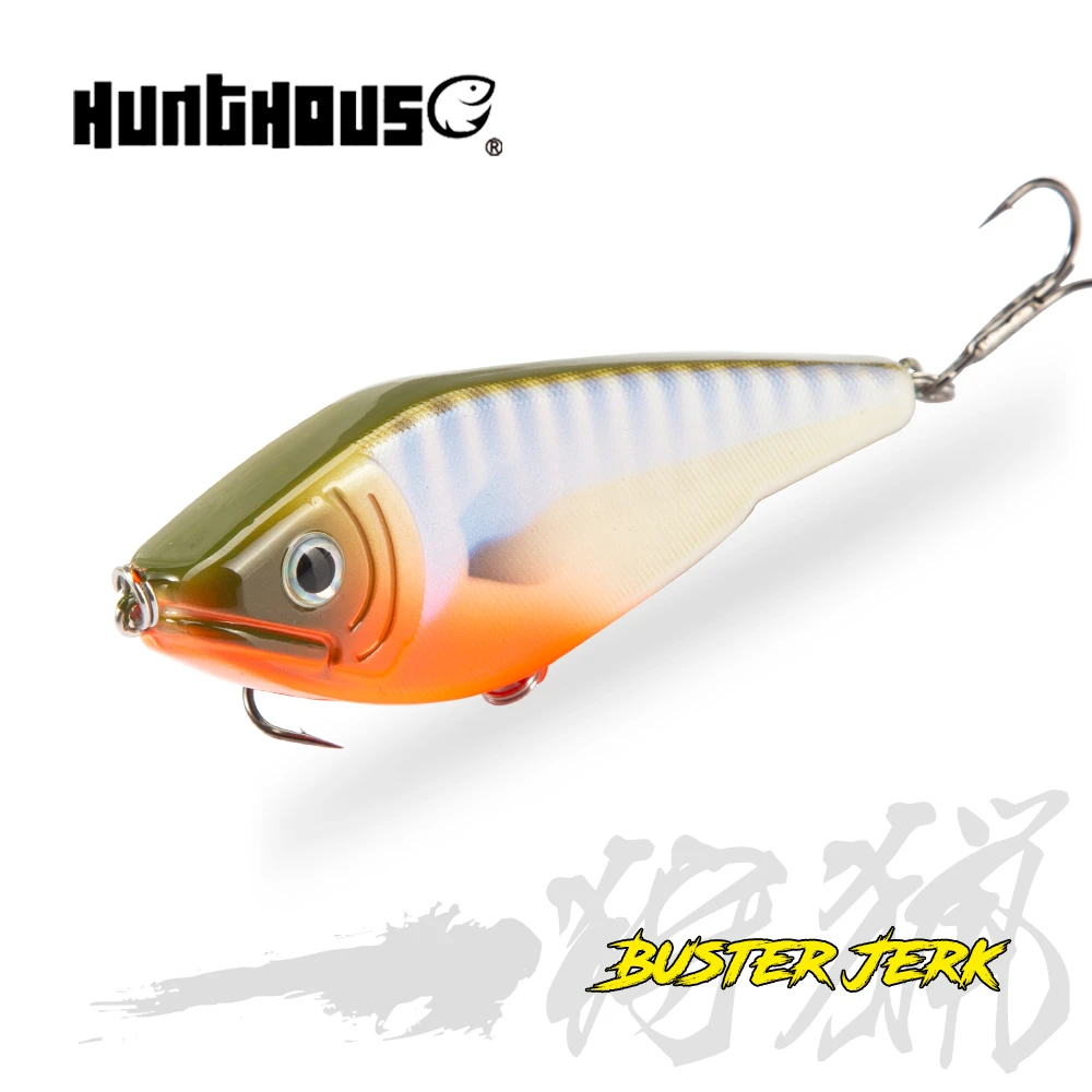 Leurre Muskie / Muskie Swimbait 8 Nez Rond - Très Beau - Marque Hughes River
