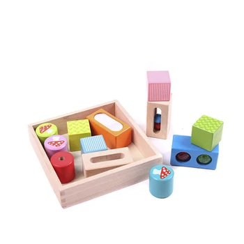 

Baby Wooden Early Education Senses Blocks Set 12pcs Toy Montessori Musical Toys For Children Intellectual Music Building Blocks
