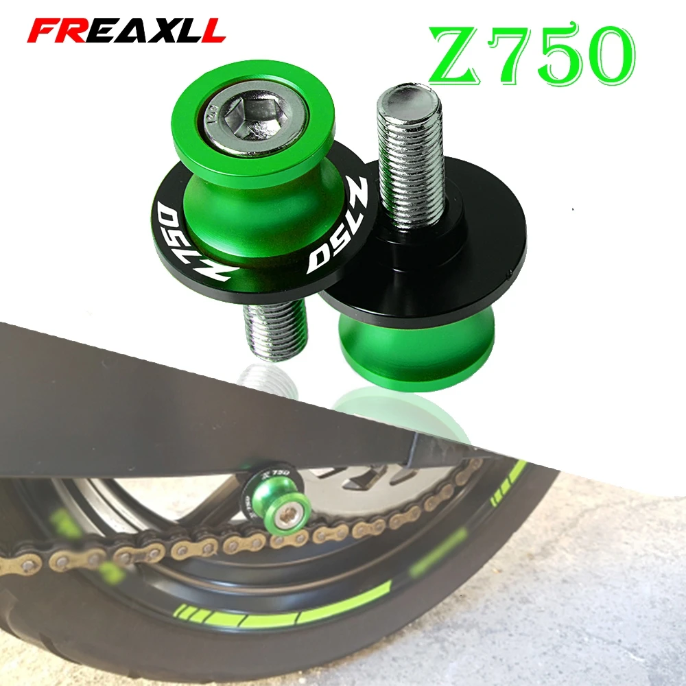 

Z750 For KAWASAKI Z750 Z 750 2007 2008 2009 2010 2011 Motorcycle Accessoires Swingarm Slider Spools 10MM Stand Screws Cover