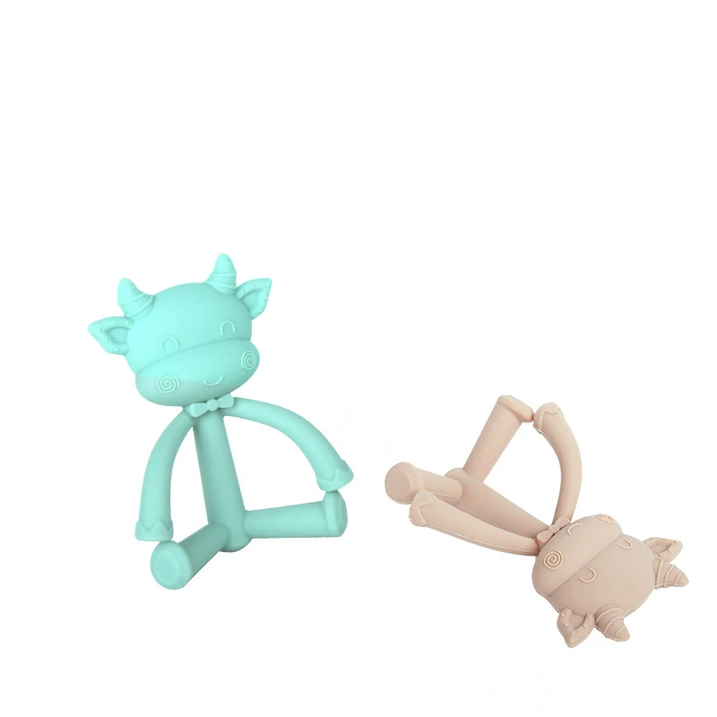 Детский Прорезыватель трёхмерный силиконовый Molar Stick Bite Music Toys товары для мамы и