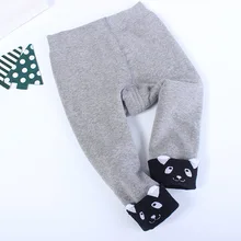 Winter plus Velvet New Style Crawler Small CHILDREN'S Men And Women Baby Can Open Files Large Bottom Thick Leggings Warm Ba