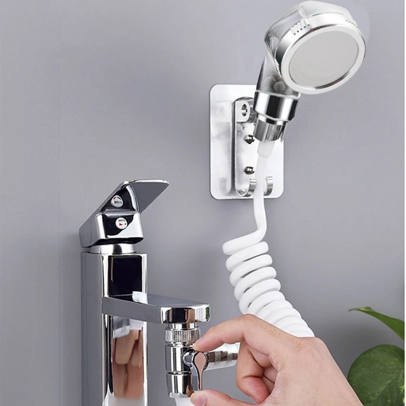 Shampoo Artifact Faucet External Shower Booster Small Nozzle Set Washbasin Pool Bathroom Hand-held Extender | Обустройство дома