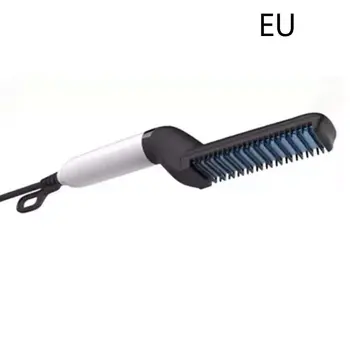 

M'Styler Men'S Multi-Function Curly Hair Comb Anti-Scalding Styling Comb Fluffy Volume Straight Dual Personal Care