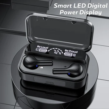 

P9-278 TWS Bluetooth Earphone Wireless 9D Sports Waterproof Headset With Charging Case for Xiomi Phones Earplugs Recharge