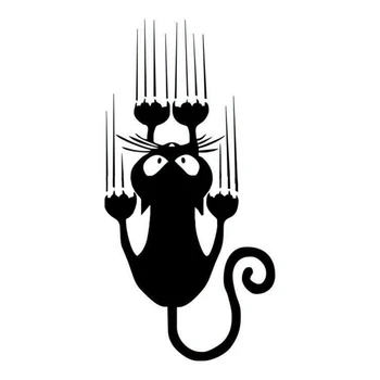 

2019 auto products Car Sticker Cat Claw Scratch Reflective Cat Car Sticker Scratch Car Motorcycle Sticker New