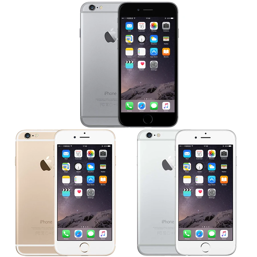 Apple iPhone 6 на базе IOS смартфона Dual Core 4," 1 Гб Оперативная память 16 Гб/64/128 ГБ Встроенная память 8.0MP отпечатков пальцев 4 аппарат не привязан к оператору сотовой связи для разблокированного мобильного телефона