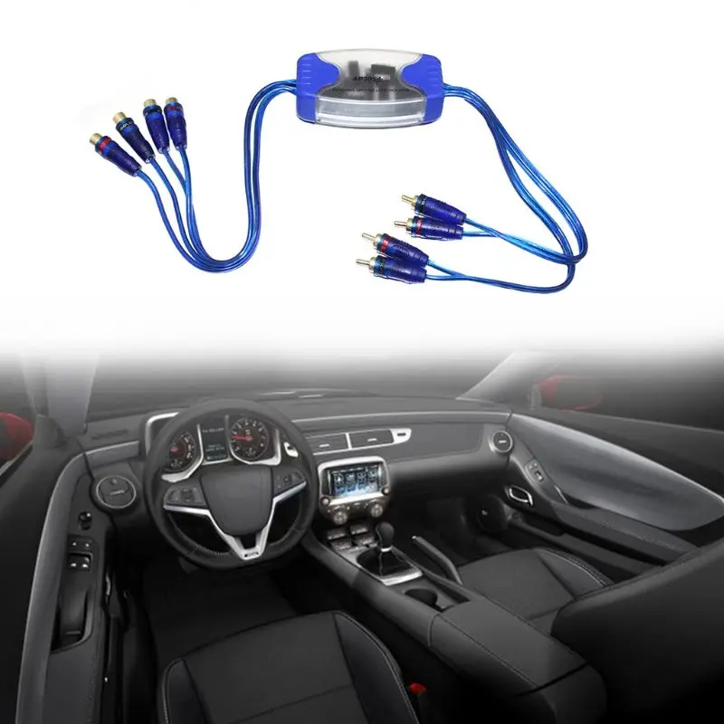 

Universal Noise Sound Eliminator 4 Channel RCA Ground Loop Isolator Noise Filters For Car Audio