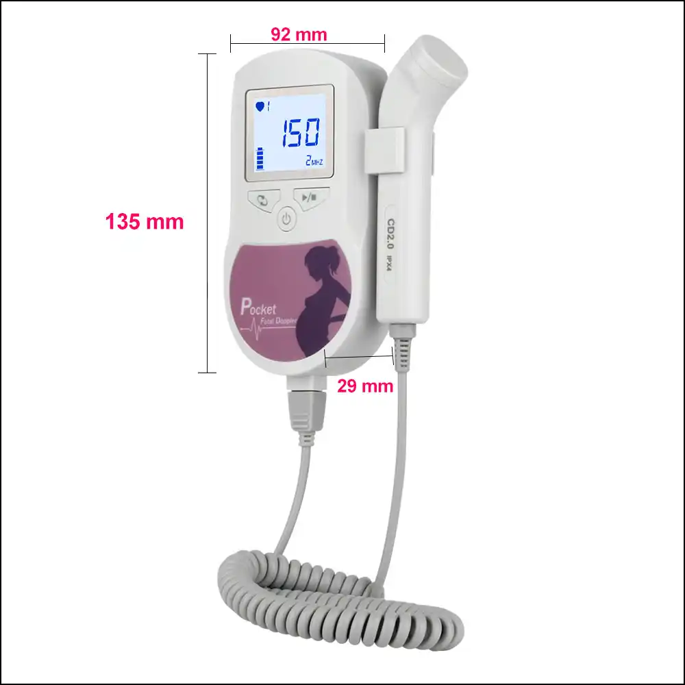 contec pocket fetal doppler baby sound c