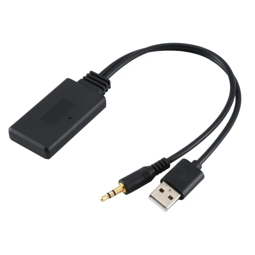 Автомобильный Aux приемник беспроводной Bluetooth 3 5 мм USB стерео музыкальный аудио