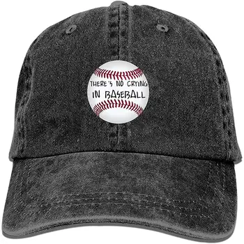 

Baseball Cap-There is No Crying in Baseball Great Gift for Baseball Fans Cowboy Hats for Mens Women Dad,Sports Baseball Caps