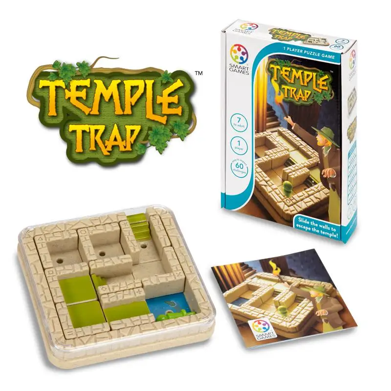 Умные игры-ловушка храма 60 вызовов, включая стартер Junior Expert и мастер уровней игра-головоломка - Цвет: Оранжевый