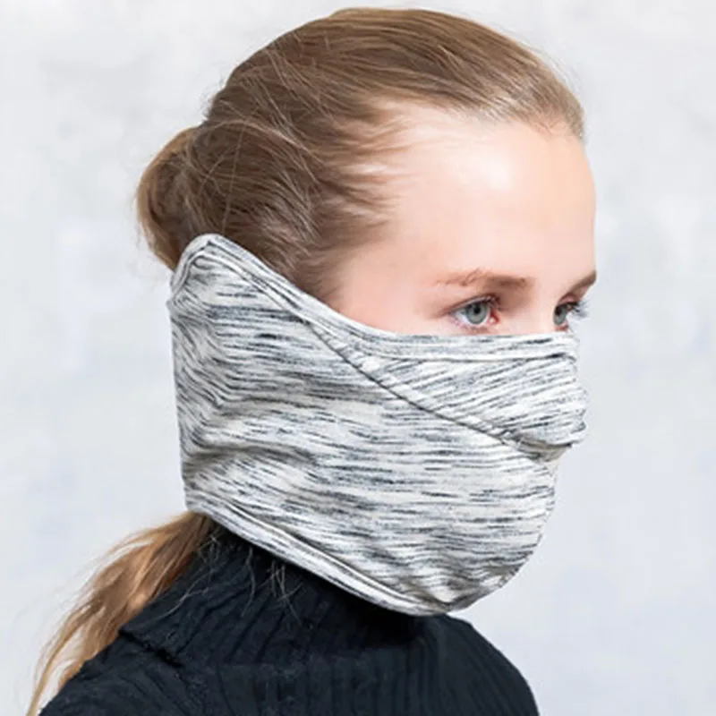 Unisex Winter Outdoor Cycling Face Mask Fleece Ear Protector Windproof Neck Warmer Cycling Accessories