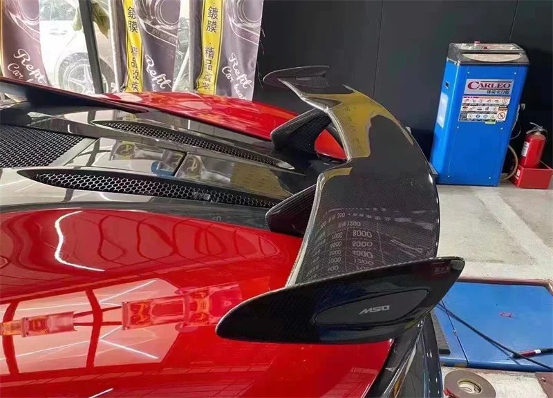 

High Quality Carbon Fiber Car Rear Wing Trunk Lip Spoilers Fits For McLaren 540C 570S 570GT Modified MSO Style GT Spoiler