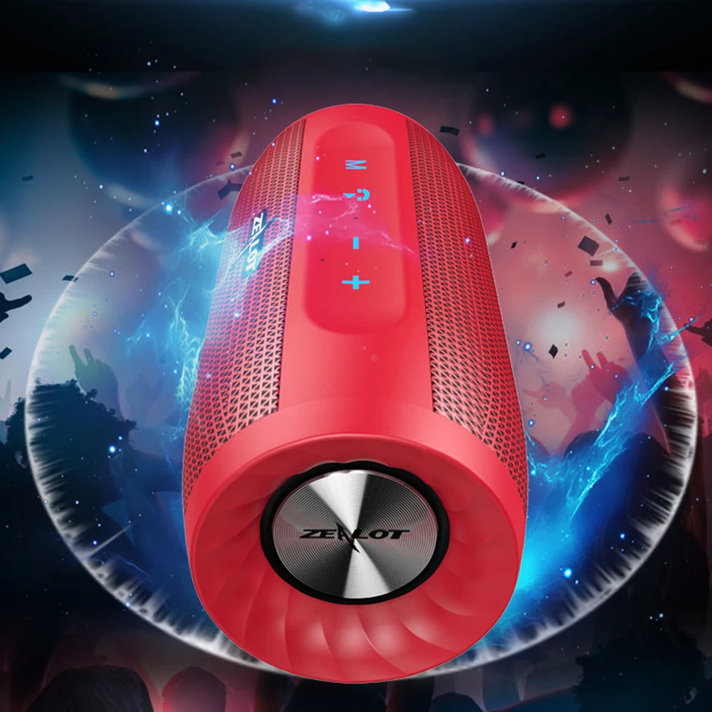 Zealot S16 Bluetooth динамик беспроводной Bluetooth динамик портативный сабвуфер открытый мини динамик телефон стерео HiFi динамик