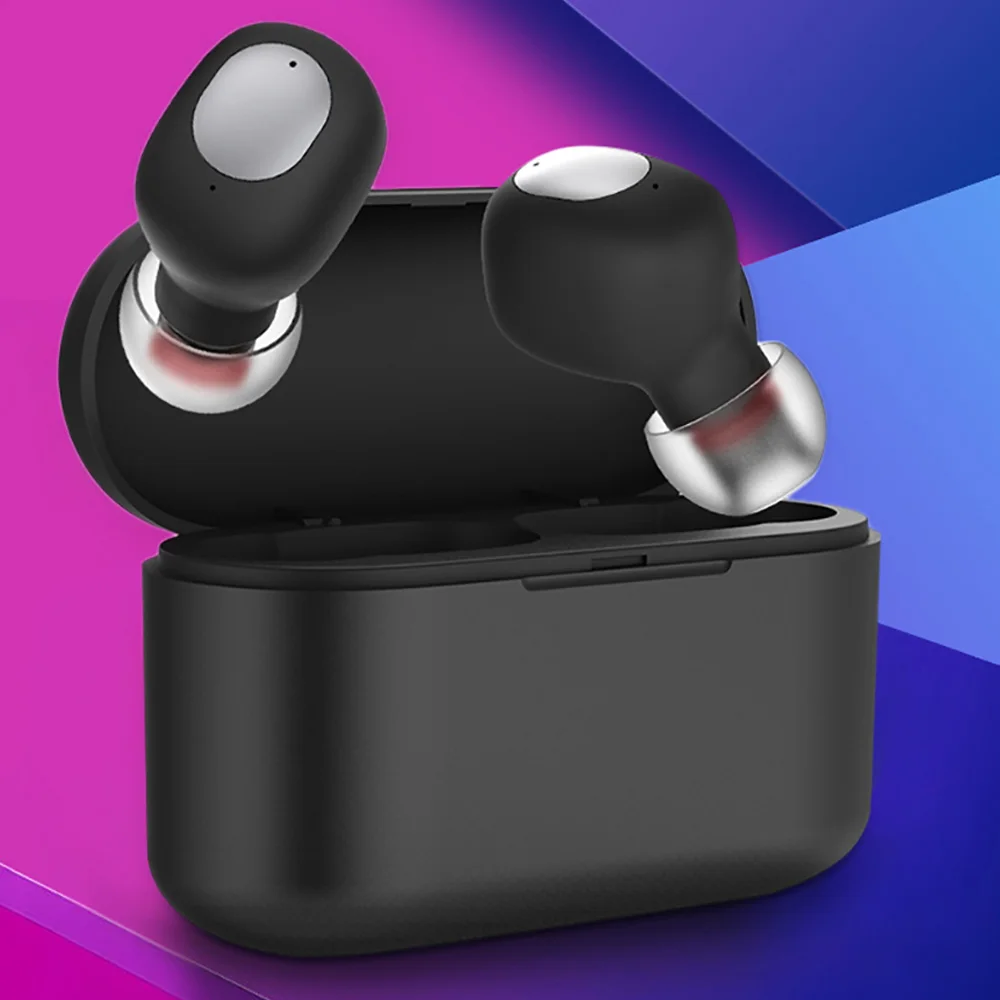 

Bluetooth 5.0 Mini Wireless headphones Noise Cancelling TWS Earbuds Handfree Headset With Microphone and Charging Box For Phone