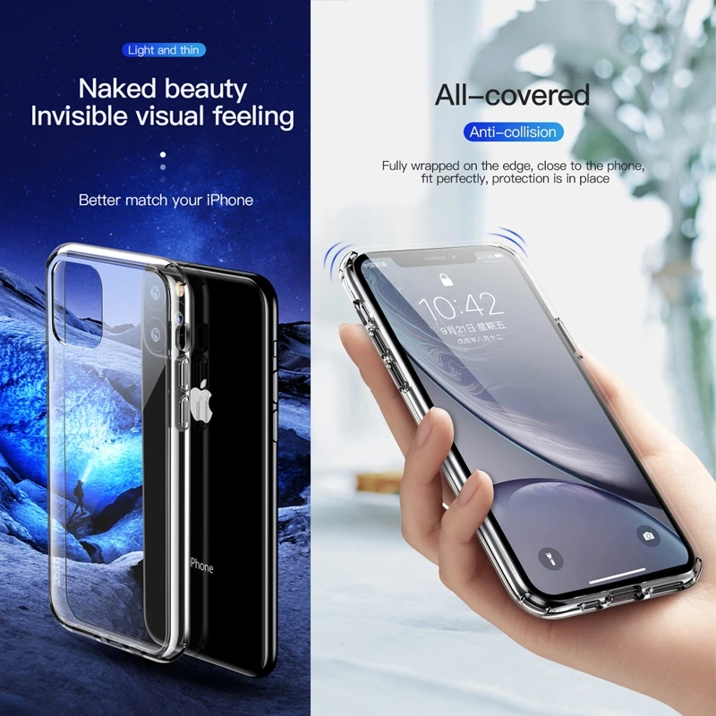 TOTU чехол для телефона для iPhone 11 11 Pro TPU+ акриловый защитный чехол