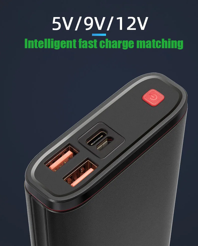 PD Fast Charging Power Bank Portable Charger Battery for Xiaomi Iphone QC3.0 Powerbank Mobile Battery Phone Charger Smart Phone