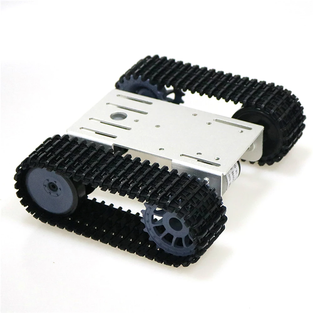 Гусеничный робот комплект умная Автомобильная платформа наборы робототехники Робот Танк гусеничное шасси DIY игрушка твердая Роботизированная платформа для Arduino