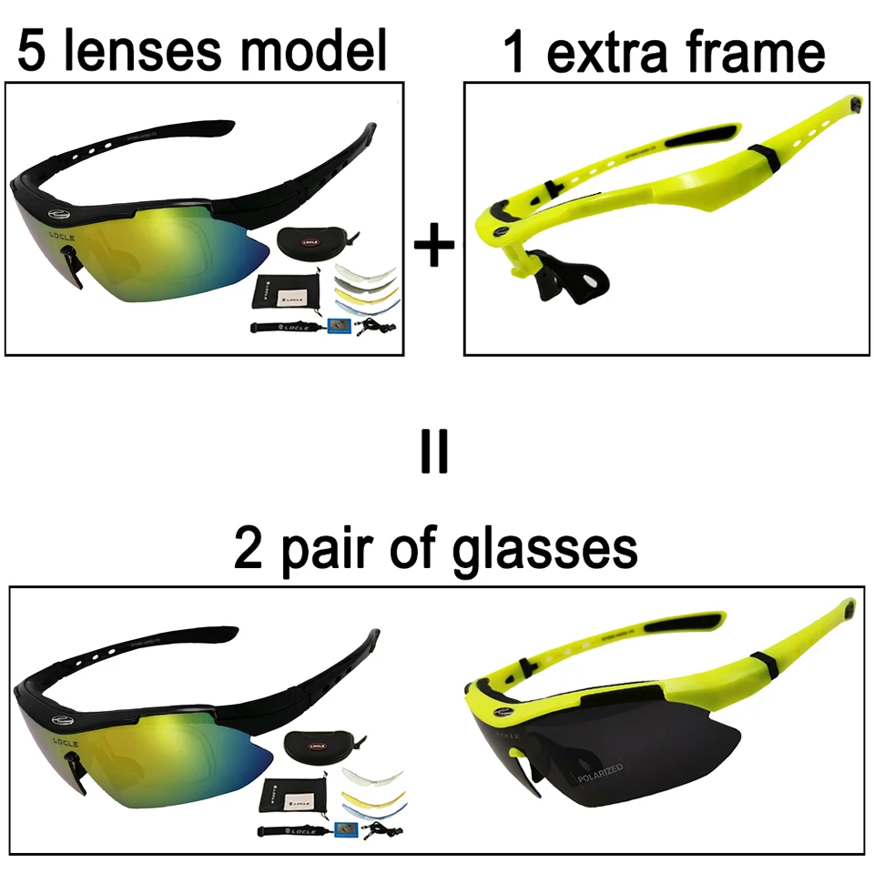 Tanio LOCLE turystyka okulary UV400 spolaryzowane okulary mężczyźni sklep