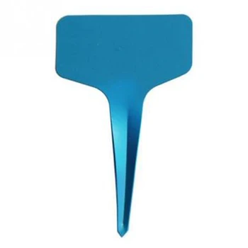 

50pcs Nursery Garden Gray Plastic Plant T-type Markers Plant Tags Nursery Garden Labels Address Signs TB Sale