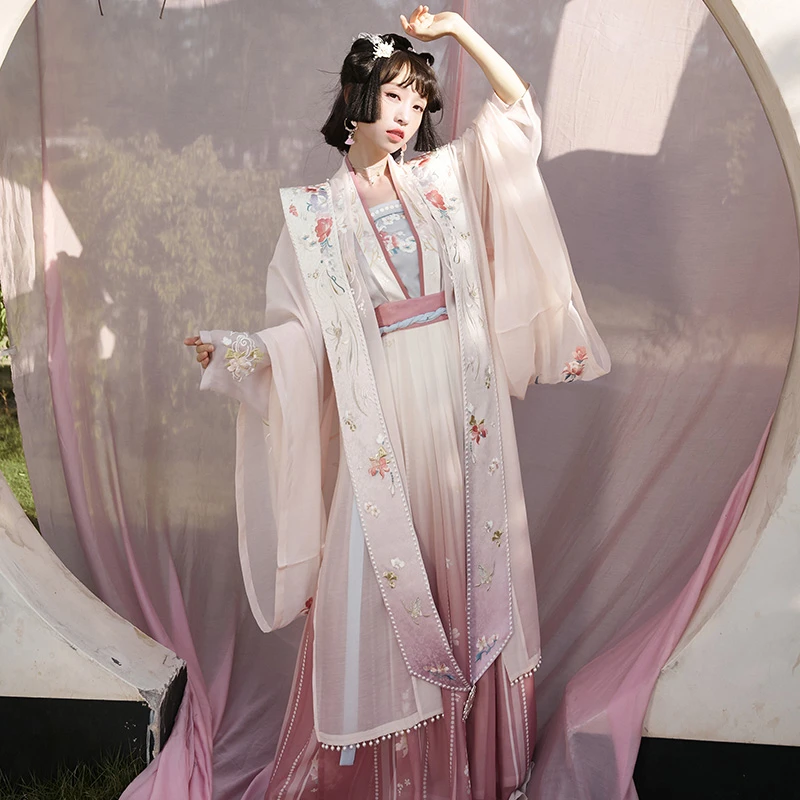 Eslovenia gloria Masculinidad Hanfu capa de manga grande de estilo chino para mujer, chaqueta tradicional  antigua bordada, nueva| | - AliExpress