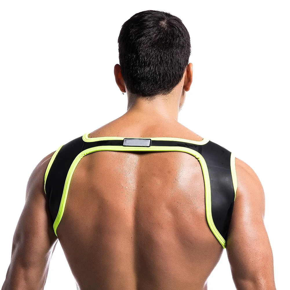 Для мужчин плечо поддержка жгут Спорт фитнес тренировка плеча неопрена протекторы FOU99
