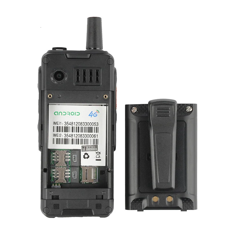 shockproof Mobile Phone 4000mAh Zello Walkie Talkie Android 6.0 GPS 4G rugged Smartphone Quad Core