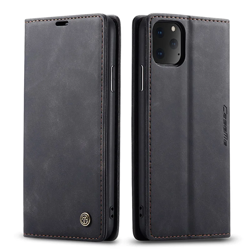 Роскошный кожаный чехол CaseMe в стиле ретро для Iphone 11 12 Pro XR X XS Max 7 8 Plus SE 2020 задняя