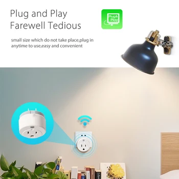 

NEO NAS-WR02W 10A/16A WiFi Smart Plug Remote Control Wireless Power Socket Intelligent Home Supplies US Plug