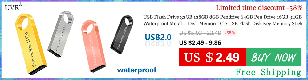 Флешка 64 Гб металлический водонепроницаемый U диск 2,0 Кле usb128гб флэш-карта в виде ключа 16 ГБ 8 ГБ 4 ГБ USB флэш-накопитель 32 ГБ карта Бесплатный Пользовательский логотип