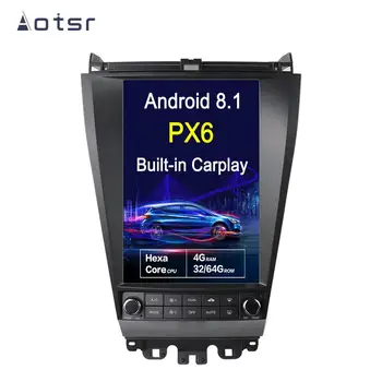 

AOTSR Android 8.1PX6 Tesla style Vertical HD Screen DSP AUDIO SWC Car GPS Navigation For Honda Accord 7 Multimedia Player Radio