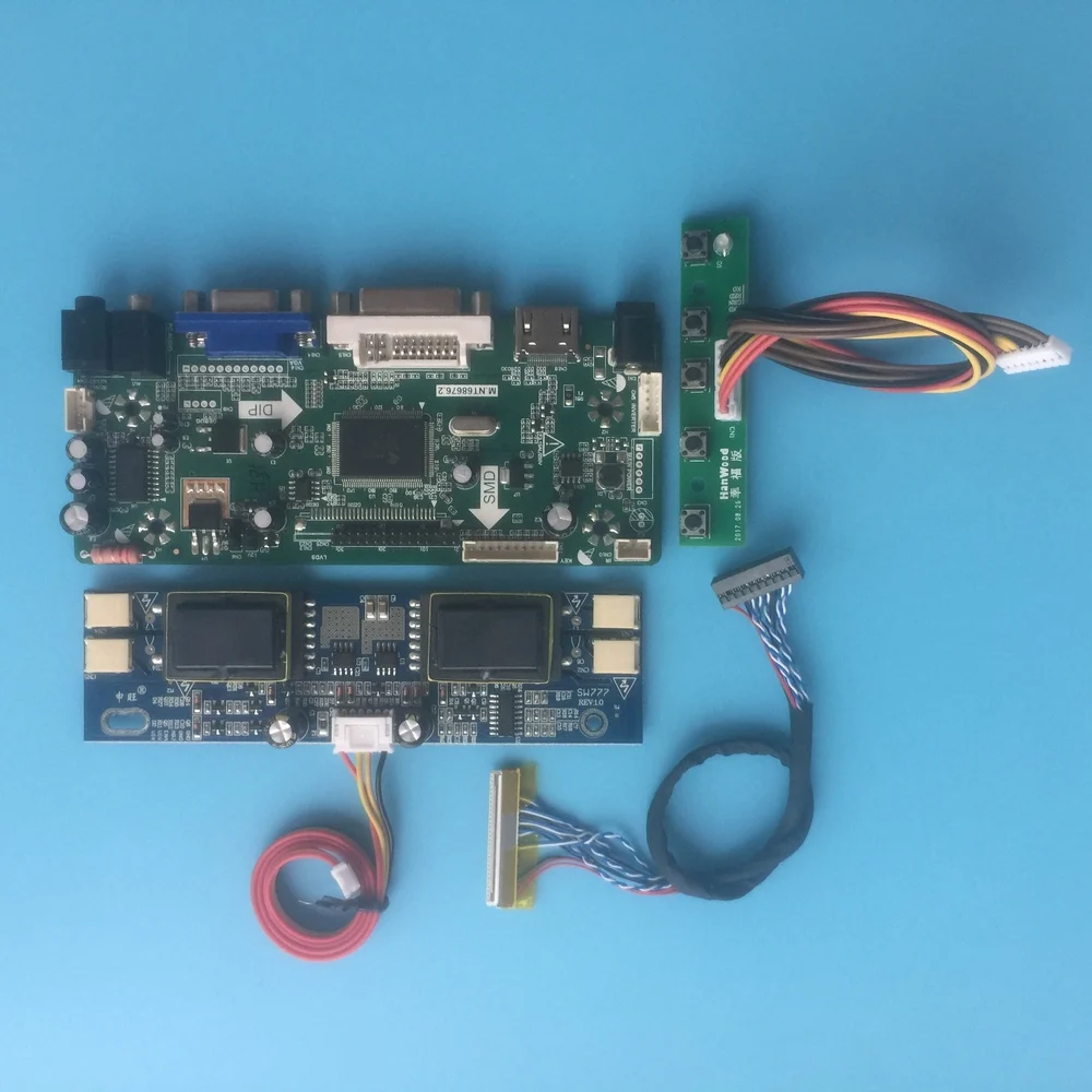 コントローラボードキットためM240HW01 m.NT68676 1920X1080 24 "液晶vga lvds led hdmi対応dvi ...